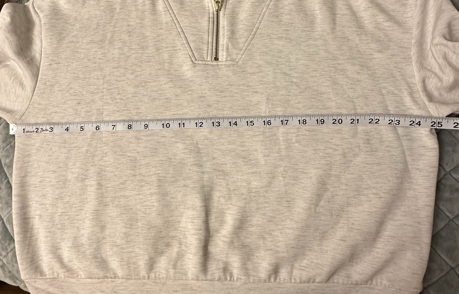 Varley Hawley Half Zip Doublesoft Sweatshirt Size L