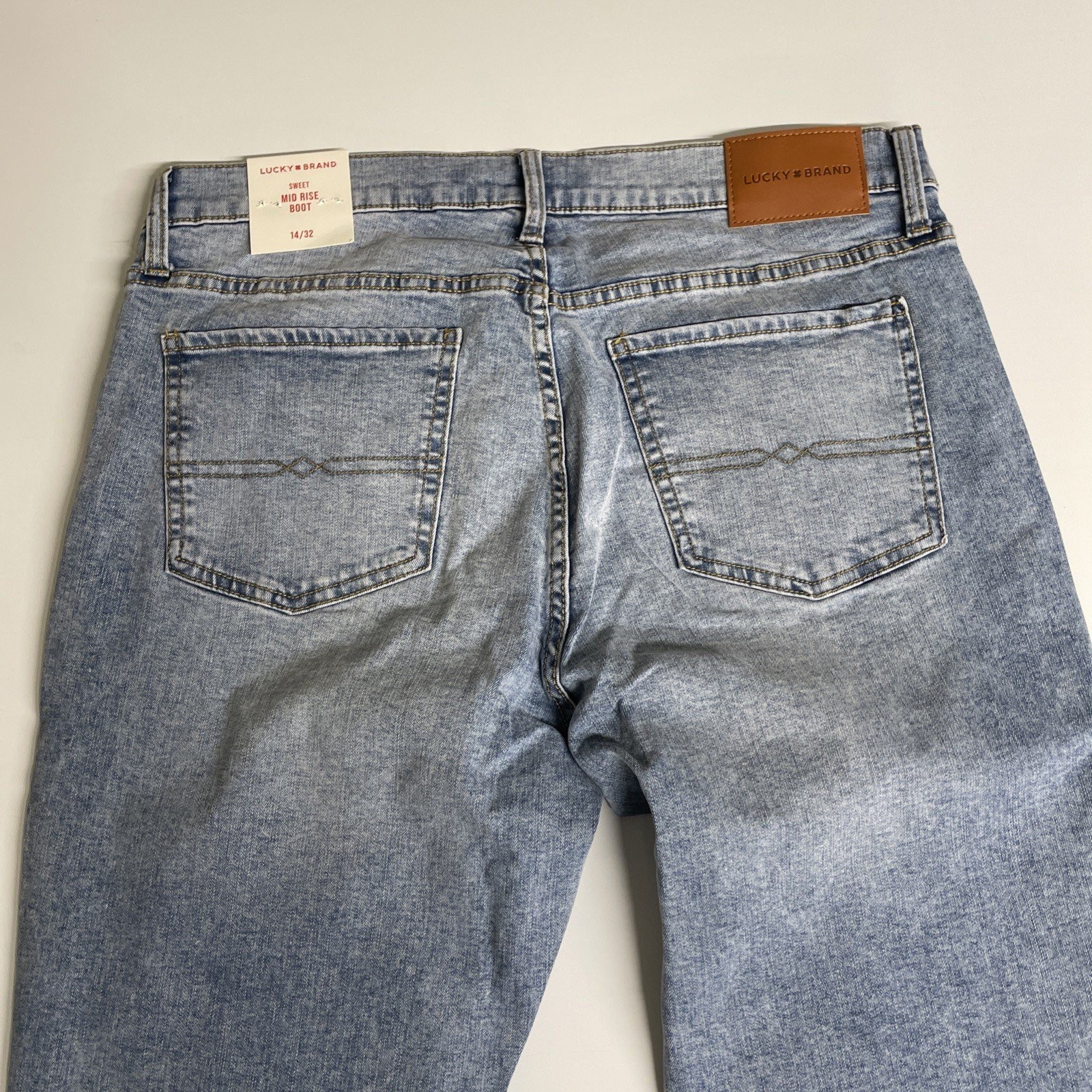 Lucky Brand Sweet Mid Rise Boot Stretch Jeans Women’s 14/32 Ankle