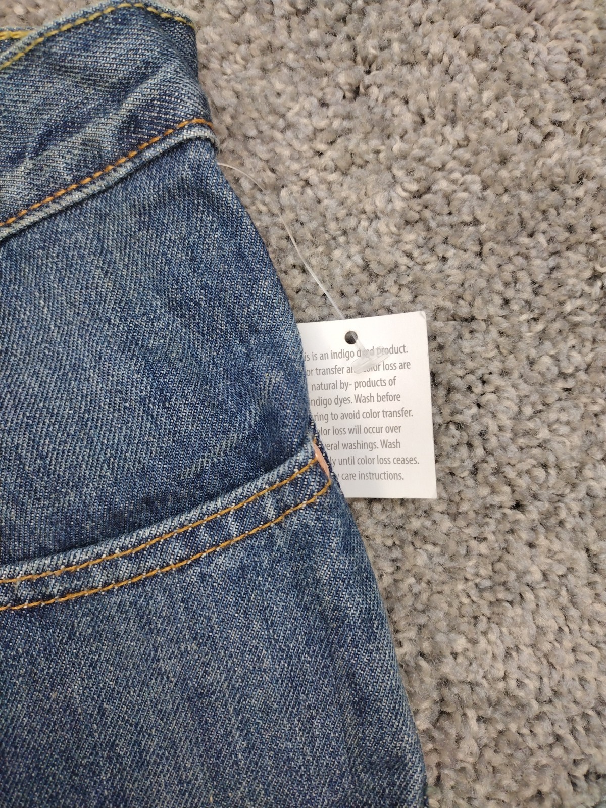 Cinch Men’s White Label Relaxed Fit Jeans Dark Stonewash Indigo Size 29×36 NWT