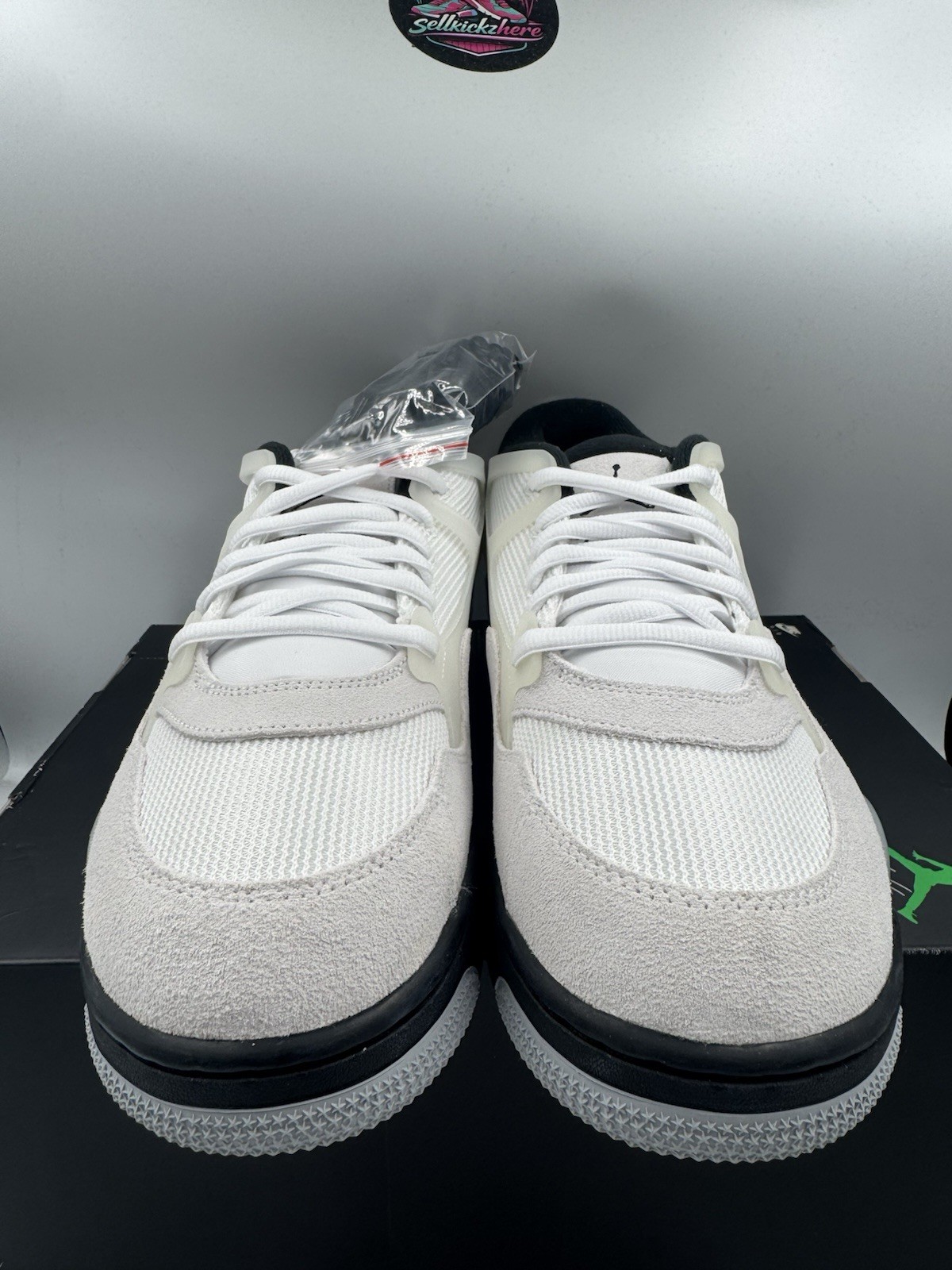 Nike Air Jordan 4 RM White Light Smoke Grey FQ7939-108 Size 13