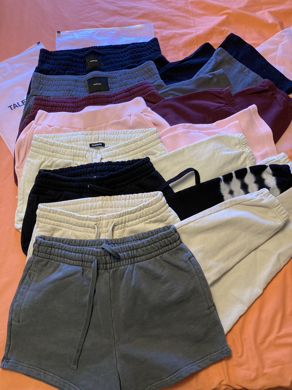 TALENTLESS XS-XL SWEATPANTS SHORTS WAFFLE CHOOSE 1 + FOR VOL DIS! NEW! $99-$129