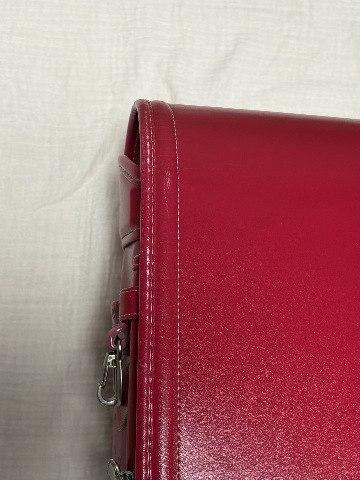 Randoseru Japan Fit-chan Red Synthetic Leather: School Bag Adult or Kids