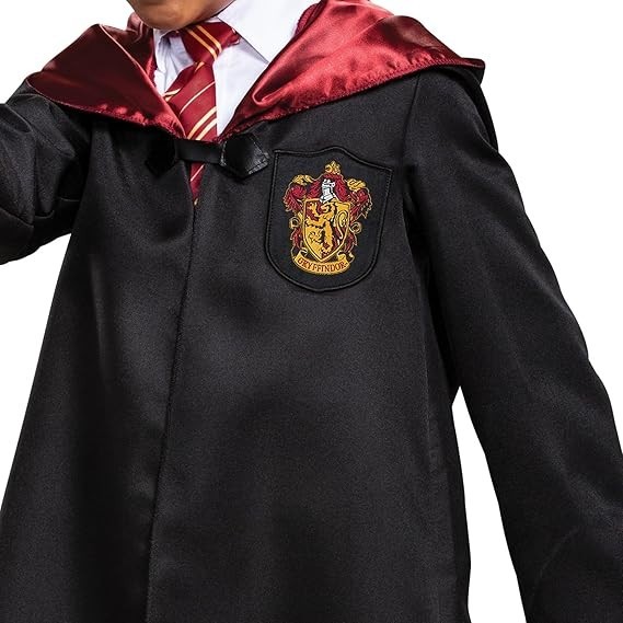 Harry Potter Gryffindor Kids Costume 3PCS Set Robe Tie Scarf Wizard Dress-Up