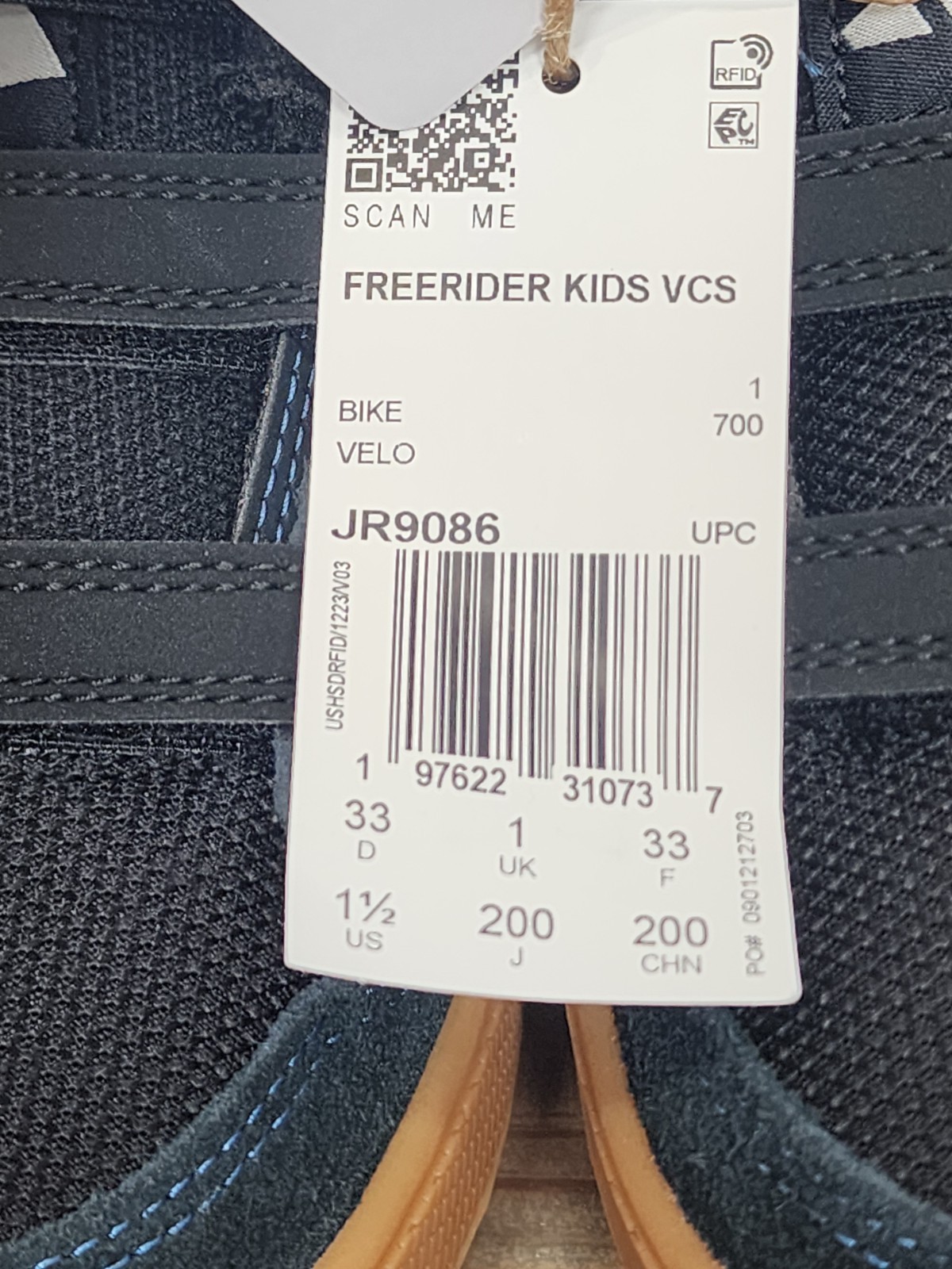 Five Ten Freerider VCS Flat Shoes Pure Orange/Pure Orange/Blue 1.5 JR9086