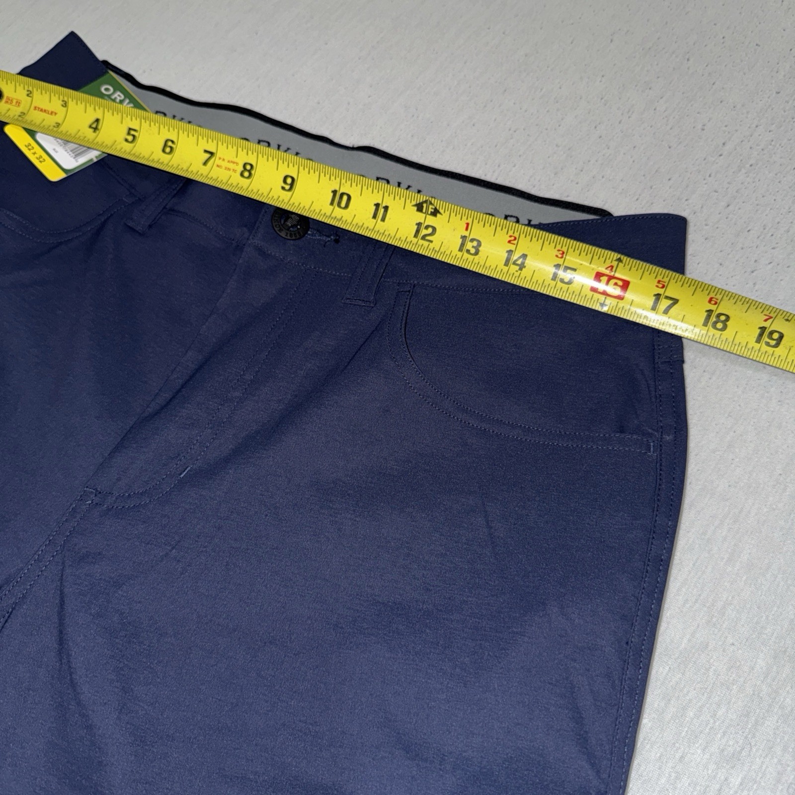 Orvis Tech Pants Mens 32×32 Forged Iron Stretch Water Repellant Comfort NWT