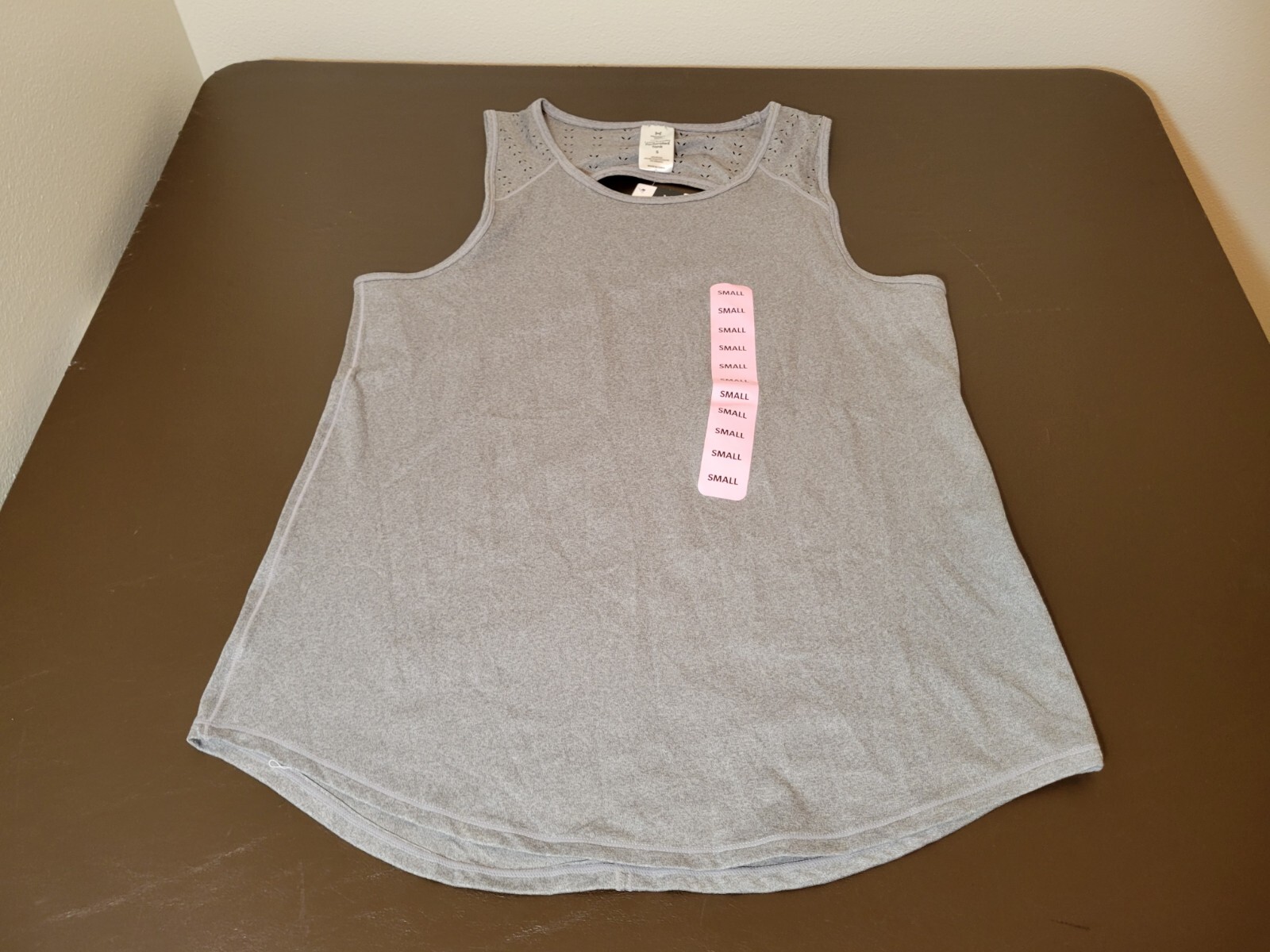 Member’s Mark Ladies Small Everyday Curved Hem Perforated Active Tank S Nwt Gym