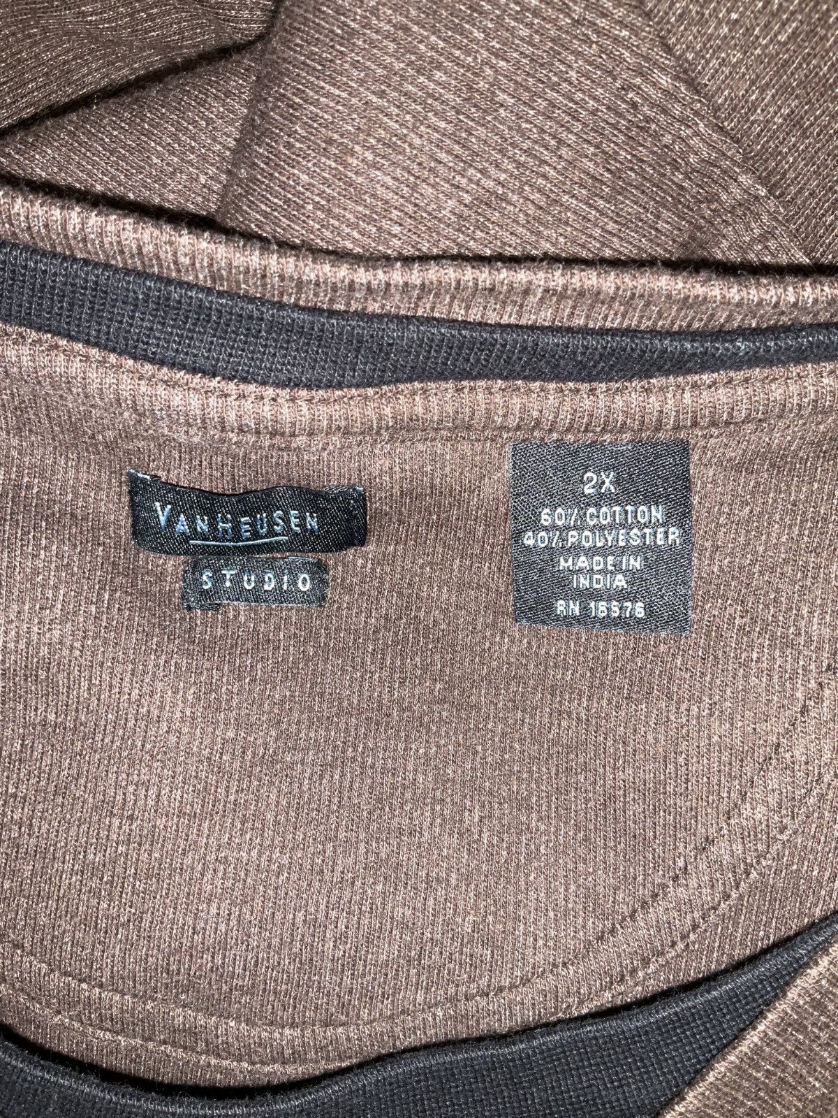 Van Heusen Sweatshirt Men’s 2XL Brown