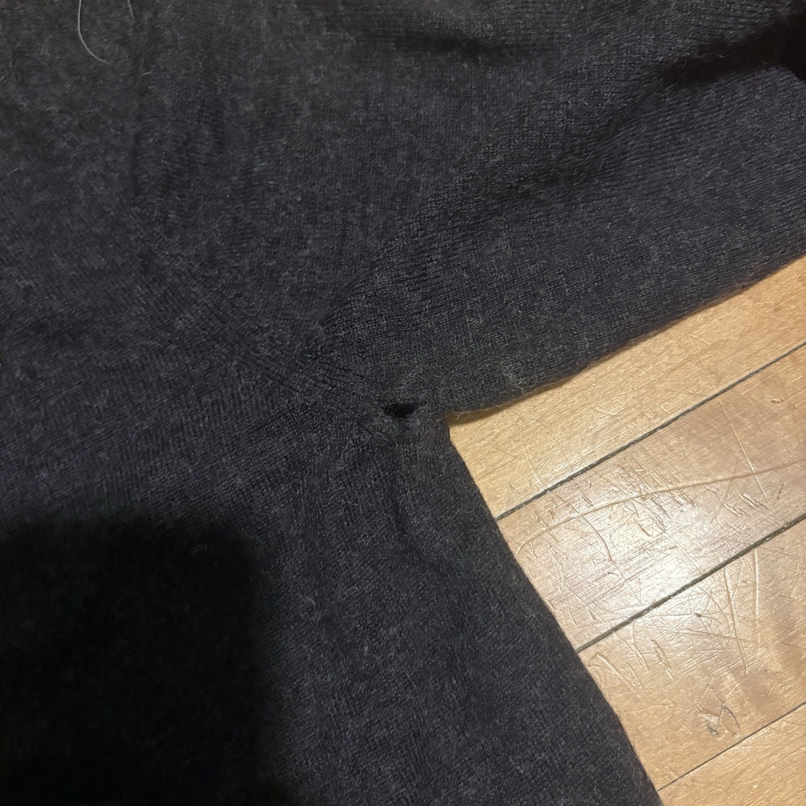 3 100% Wool Sweaters With Tears And Flaws