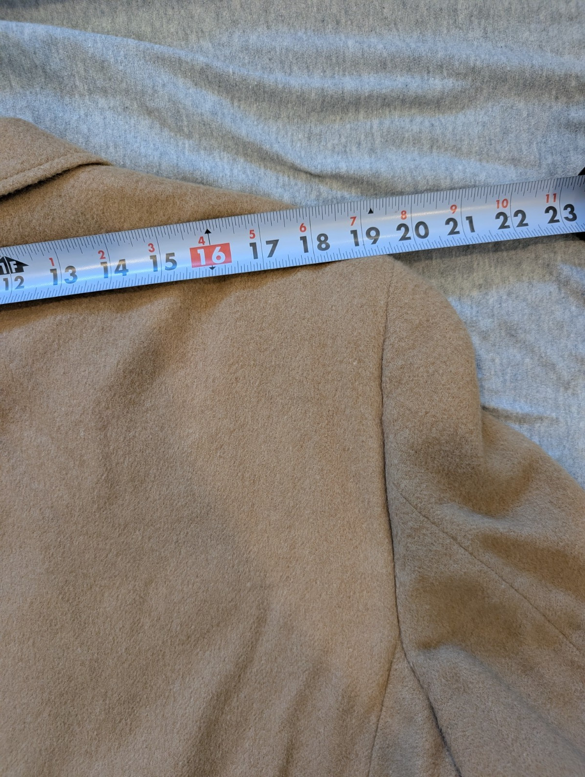 VTG Beige 100% Camel Hair Sportcoat Jacket MITUSA Measurements In Description