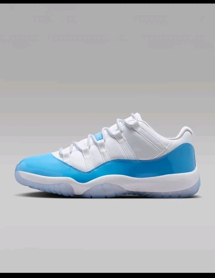 Nike Air Jordan 11 Retro Low Shoes White University Blue FV5104-100 Men 10.5 NEW