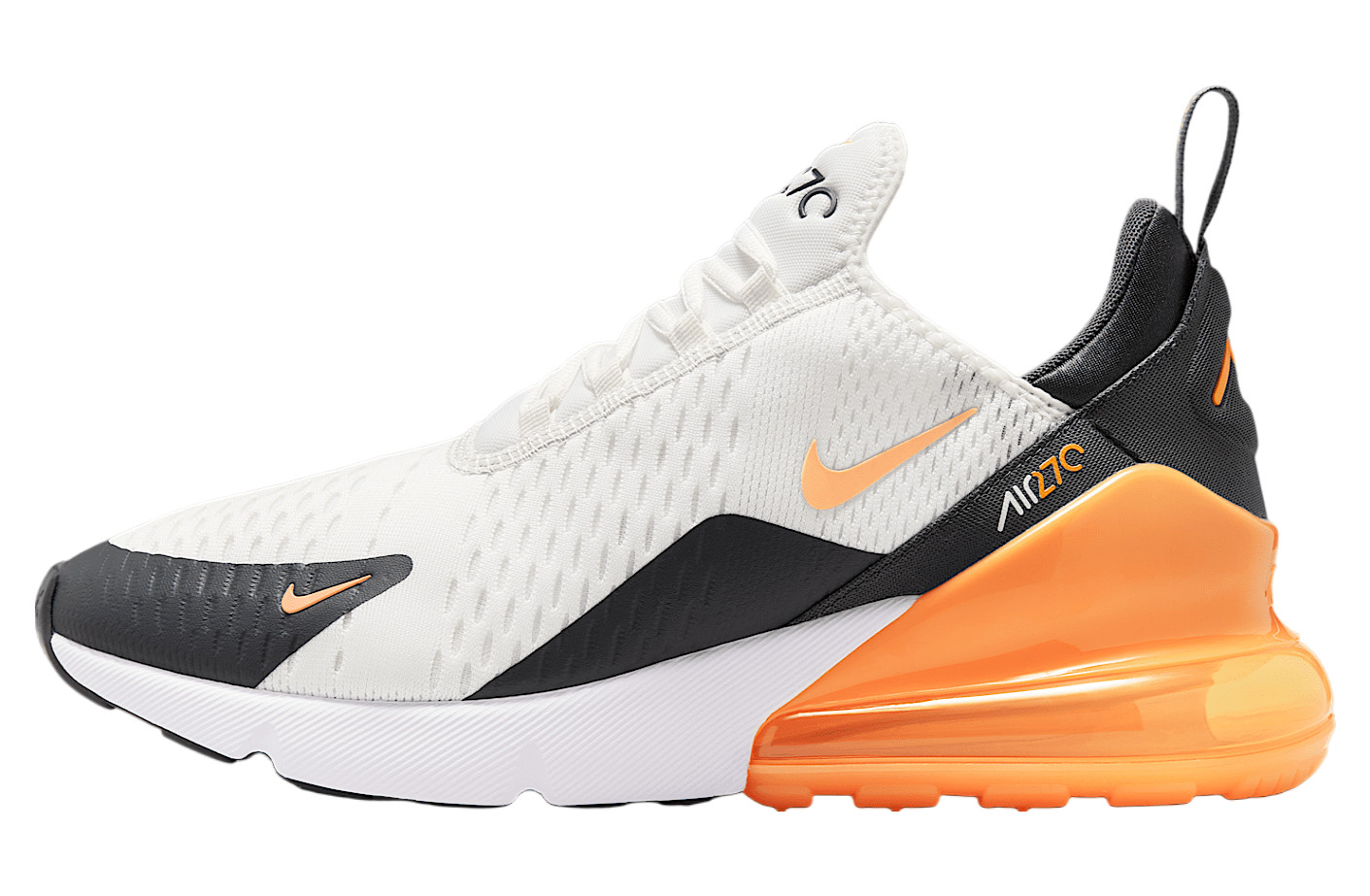 Nike Air Max 270 Summit White Laser Orange Black AH8050-114 Men’s