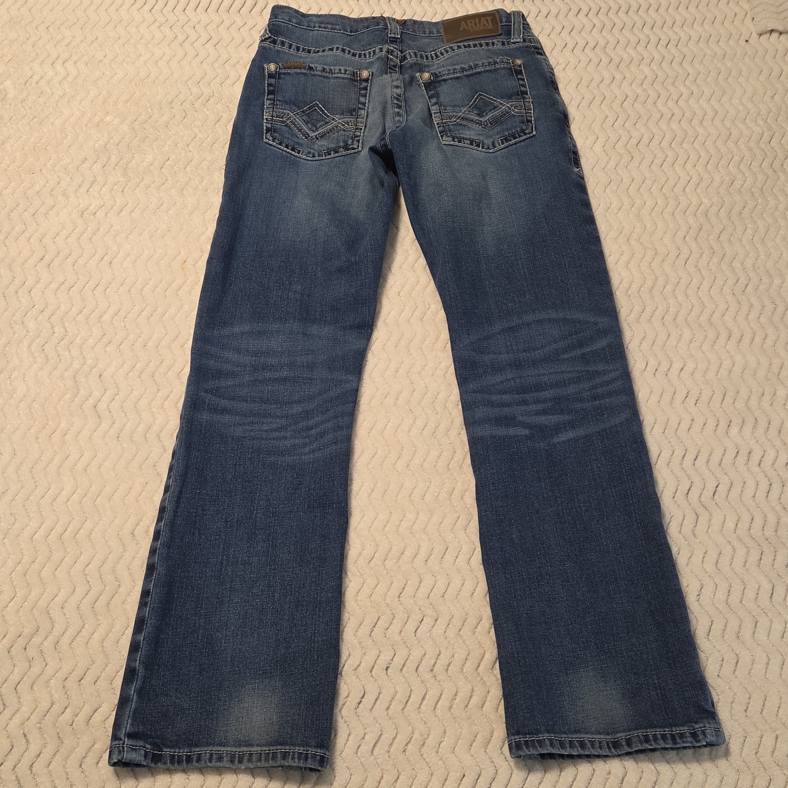 Ariat M4 Jeans Low Rise Boot Cut Men 30×32 Actual 30×30 Workwear Western Cowboy