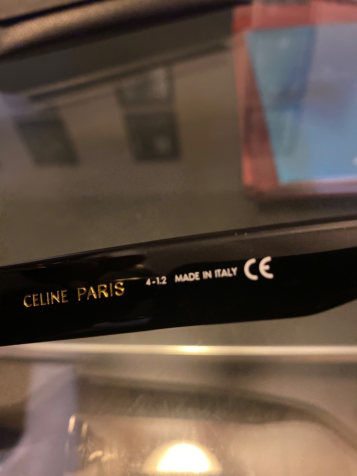 Celine Triomphe CL40194U Sunglasses – Black Frame & Lens – Free Ship + Returns