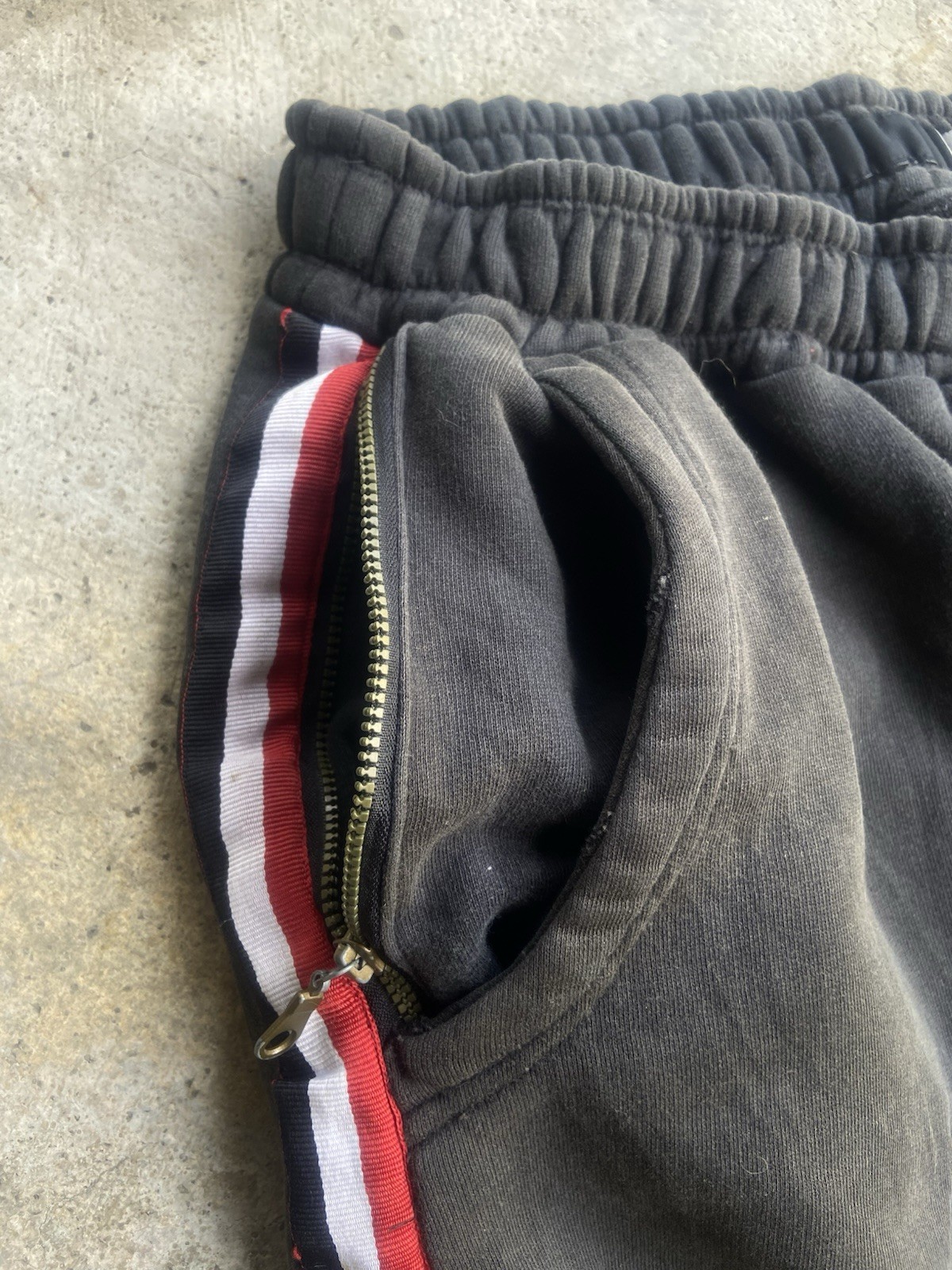 Y2K 2000’s Marithe Francois Girbaud Side Stripe Double Pocket Baggy Sweatpants