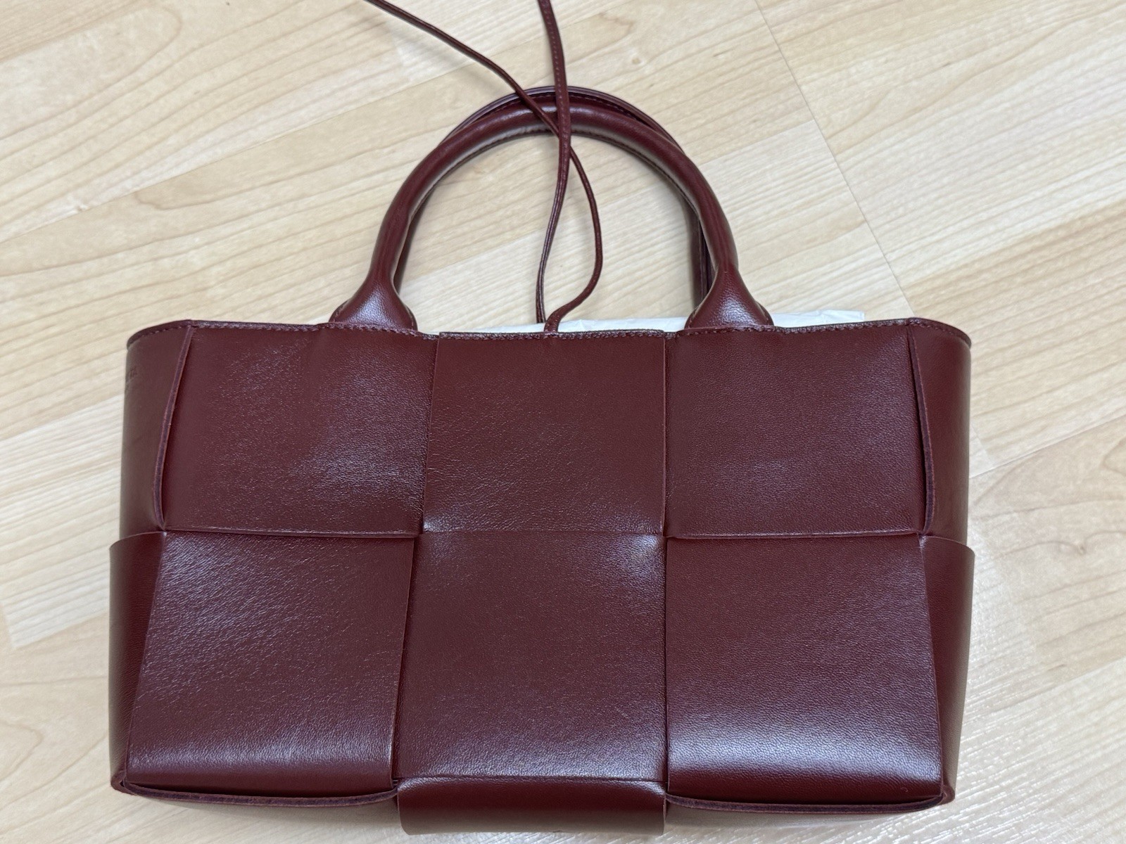 Bottega Veneta Mini Arco Intrecciato Leather Tote Bag