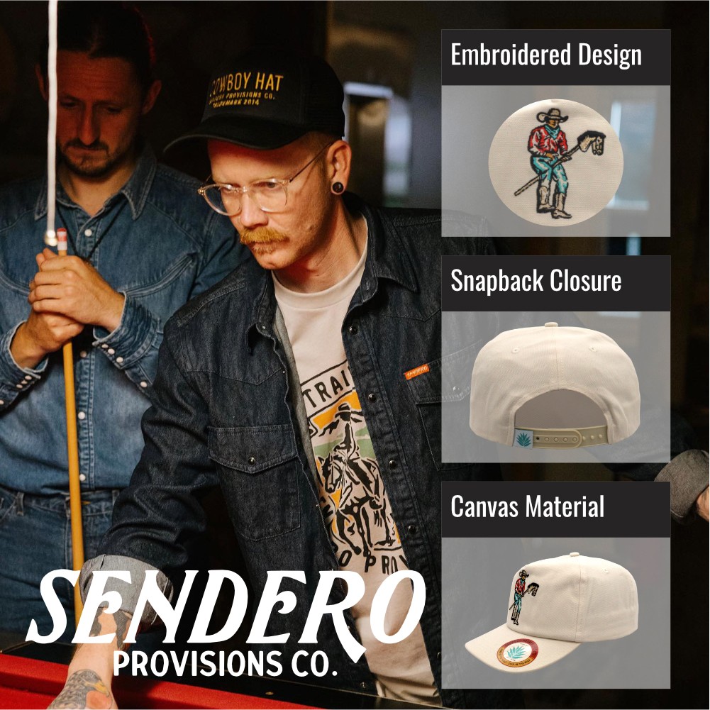 Sendero Provisions Co. Stick Horse Hat-Unstructured 5-panel, one size