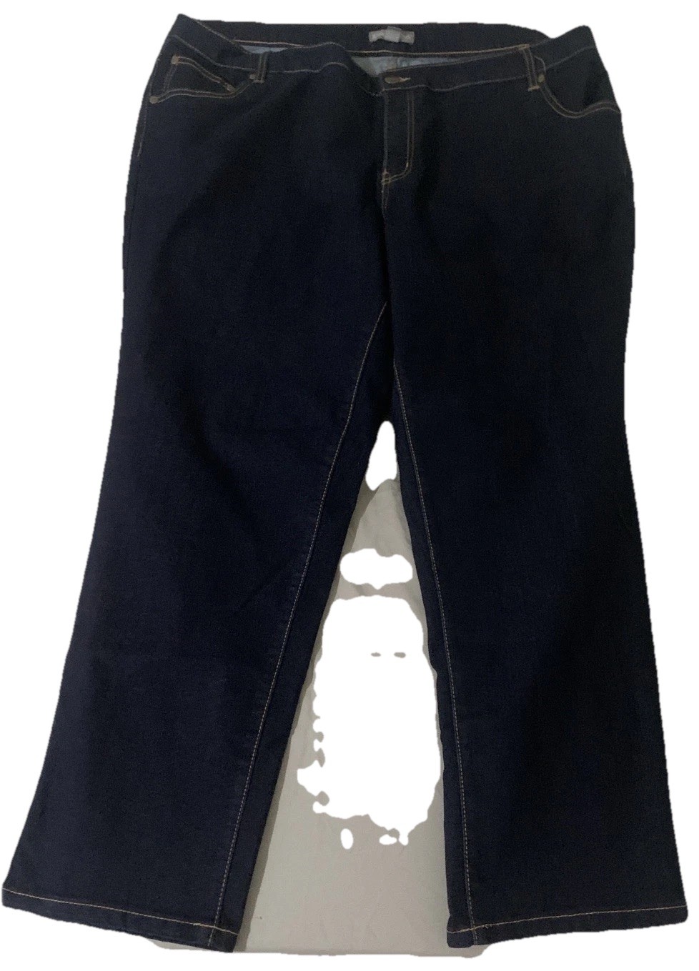 Jessica London Women’s Plus Size 22W Petite Jeans Dark Blue