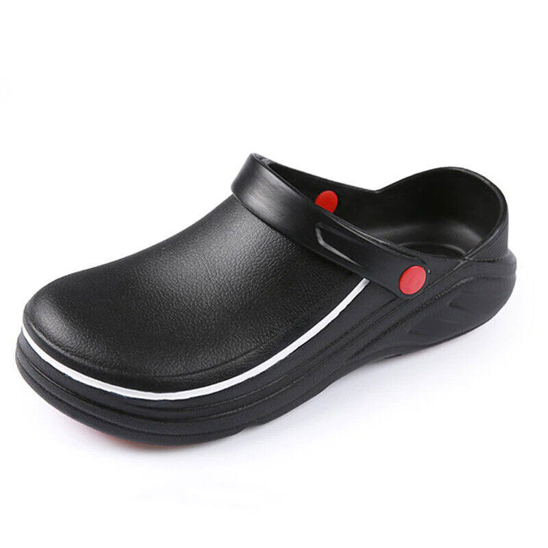 Unisex Chef Non Slip Work Clogs Shoes Waterproof Oilproof Food Service Shoes New