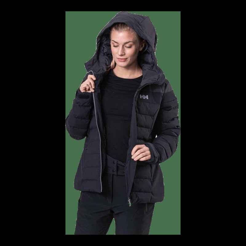Women Helly Hansen jacket black polyester 38/M/
