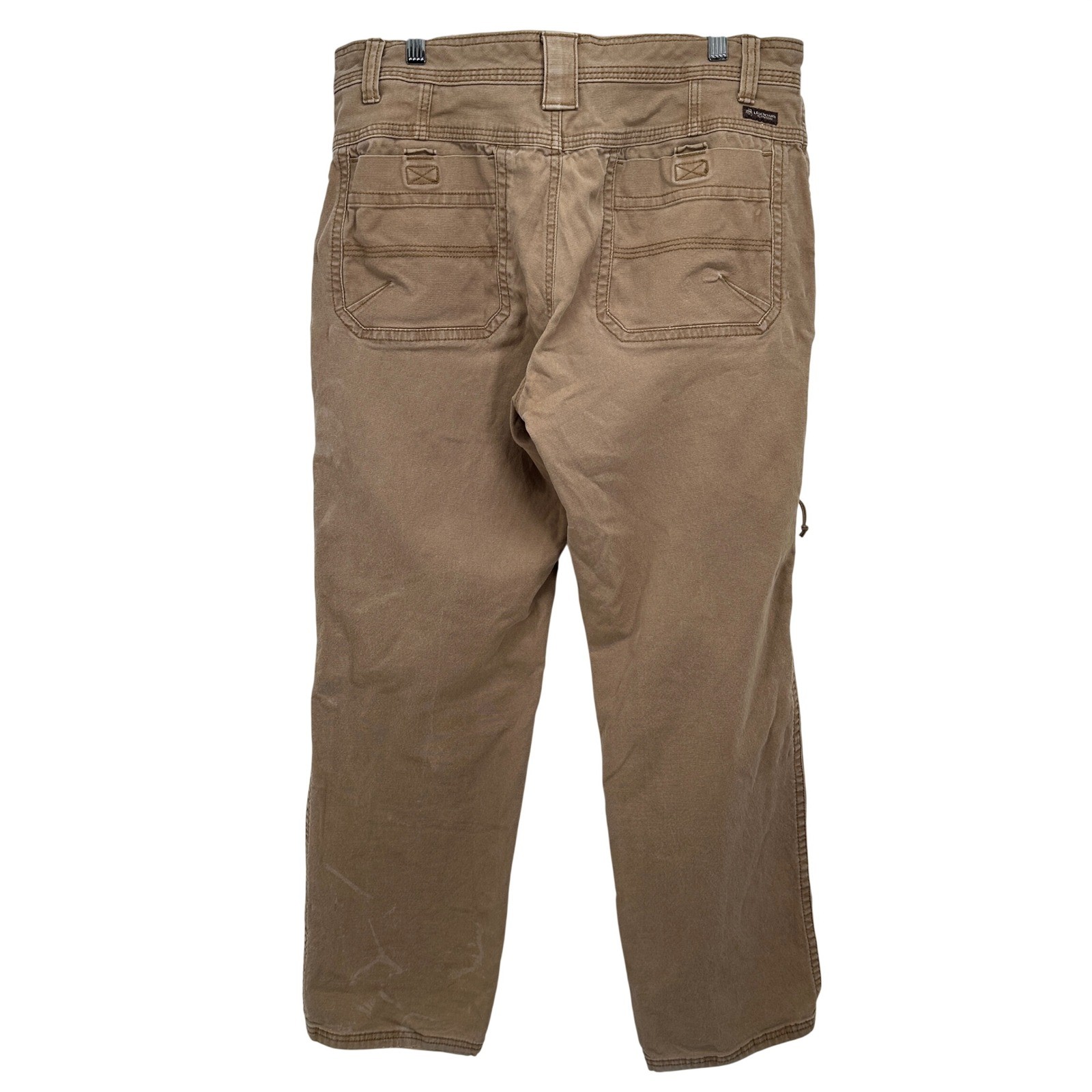 Legendary Outfitters Mens Canvas Utility Pants 34×32 Tan Brown Workwear Trousers