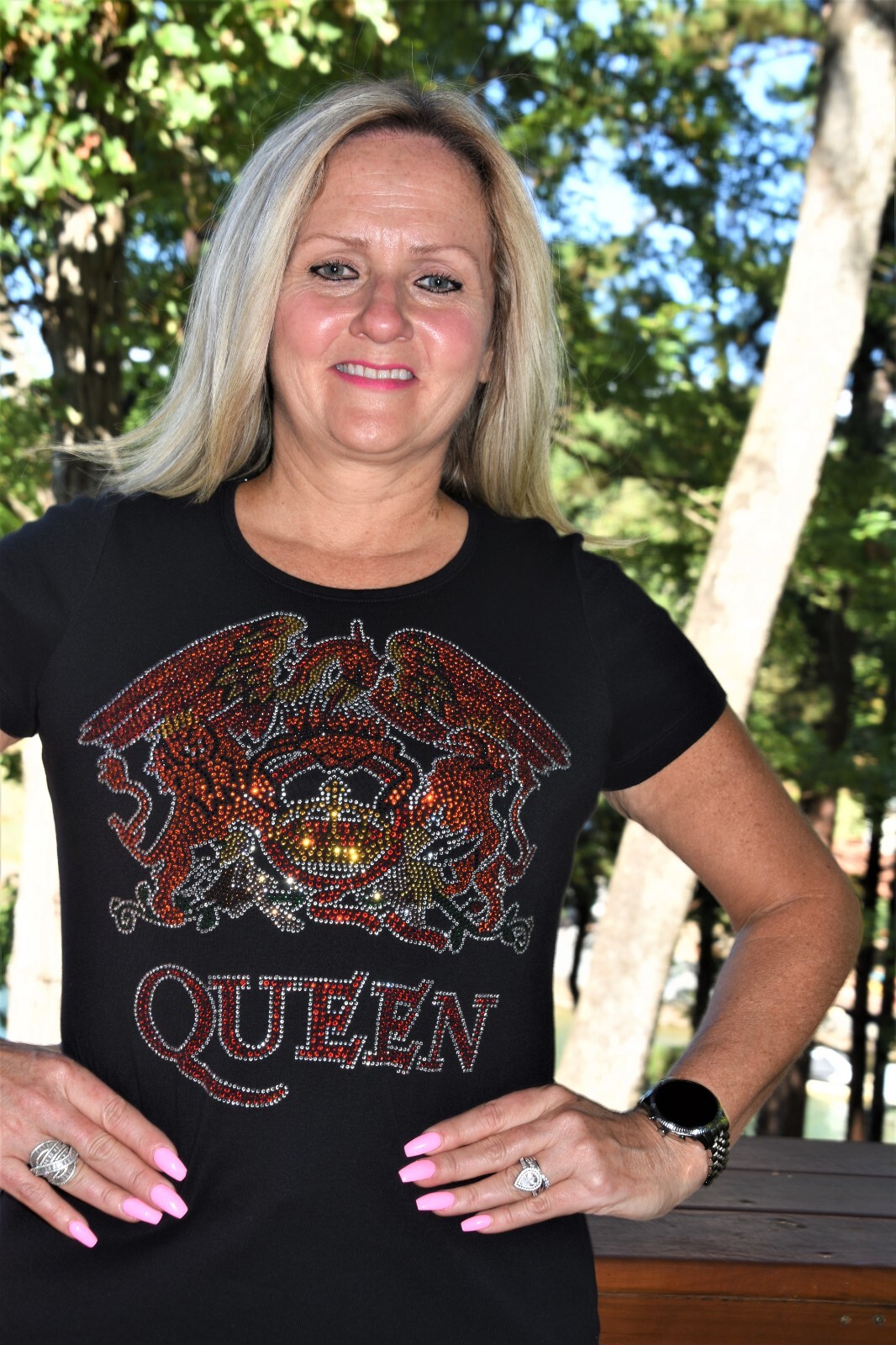 Queen rhinestone bling shirt tank XS S M L XL XXL 1X 2X 3X 4X5X Freddie Mercury