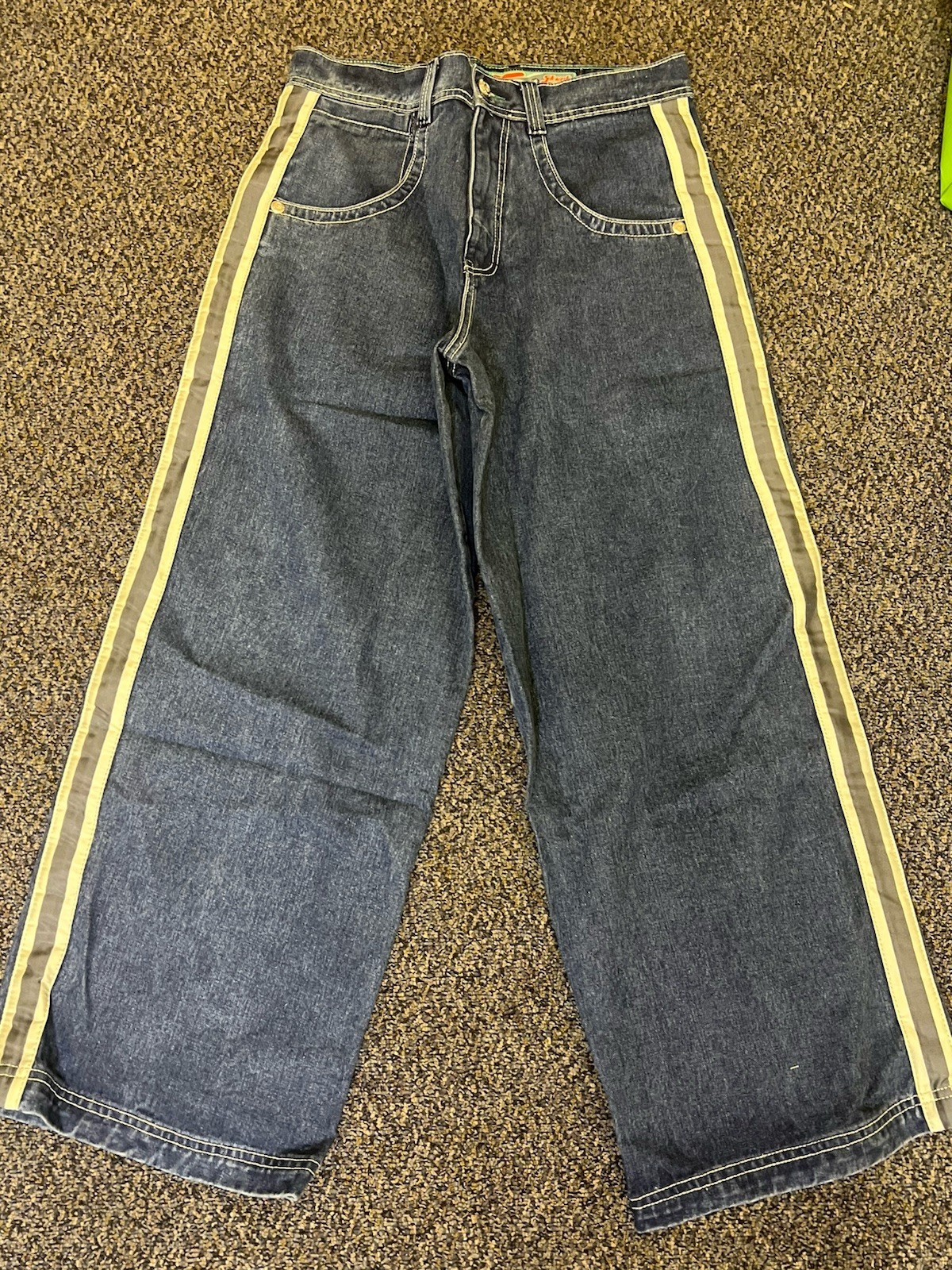 JNCO 180 SKUNK JEANS Limited Edition Dark Stone 34W X 32L Fast Shipping