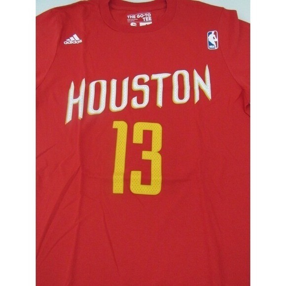 Houston Rockets James Harden $13 Adidas Go To Cotton Tee S/S Black Team S