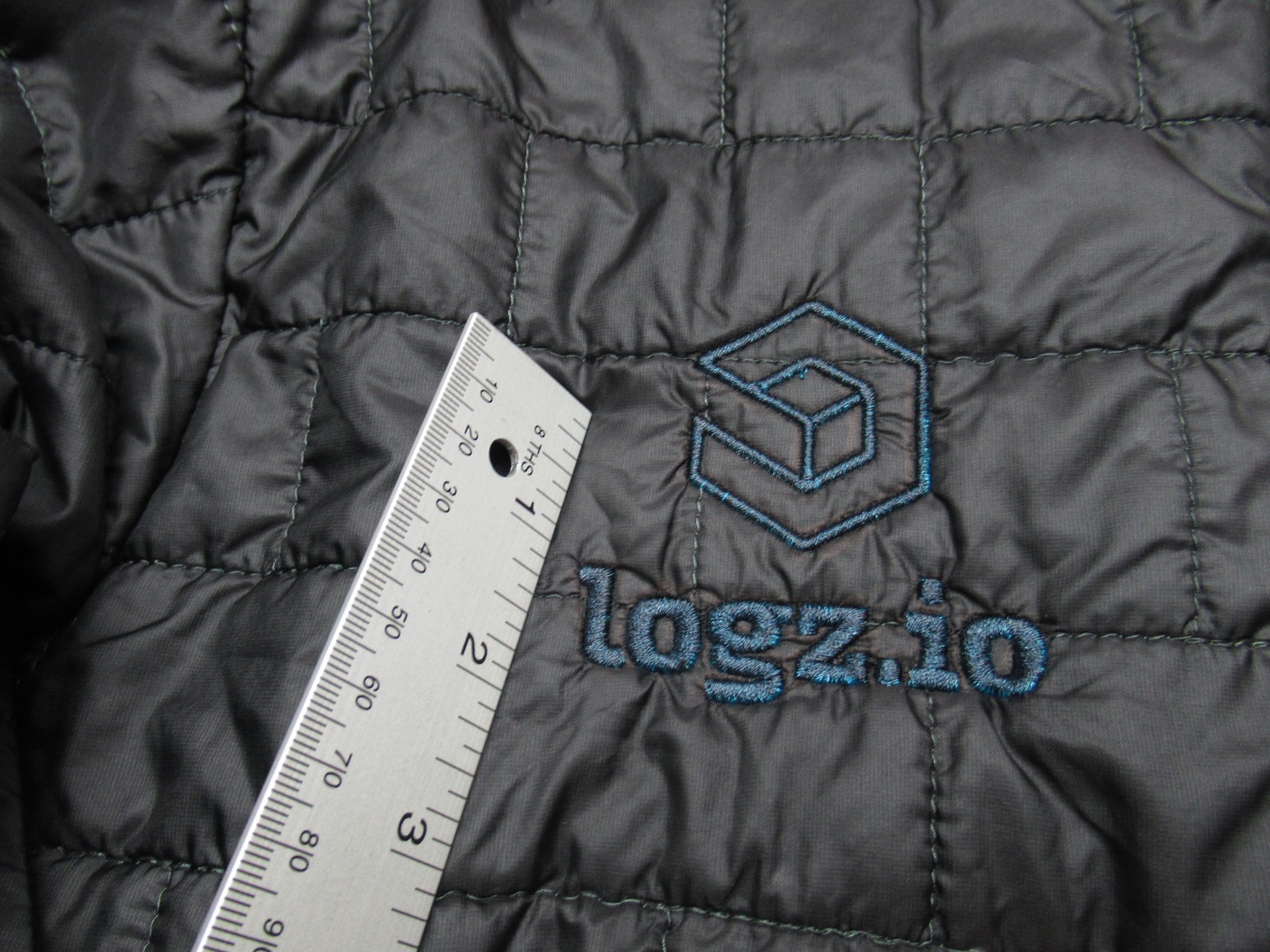 Patagonia Nano Puff Puffer Jacket Embroidered 84212 Black Mens Small / FREE SHIP