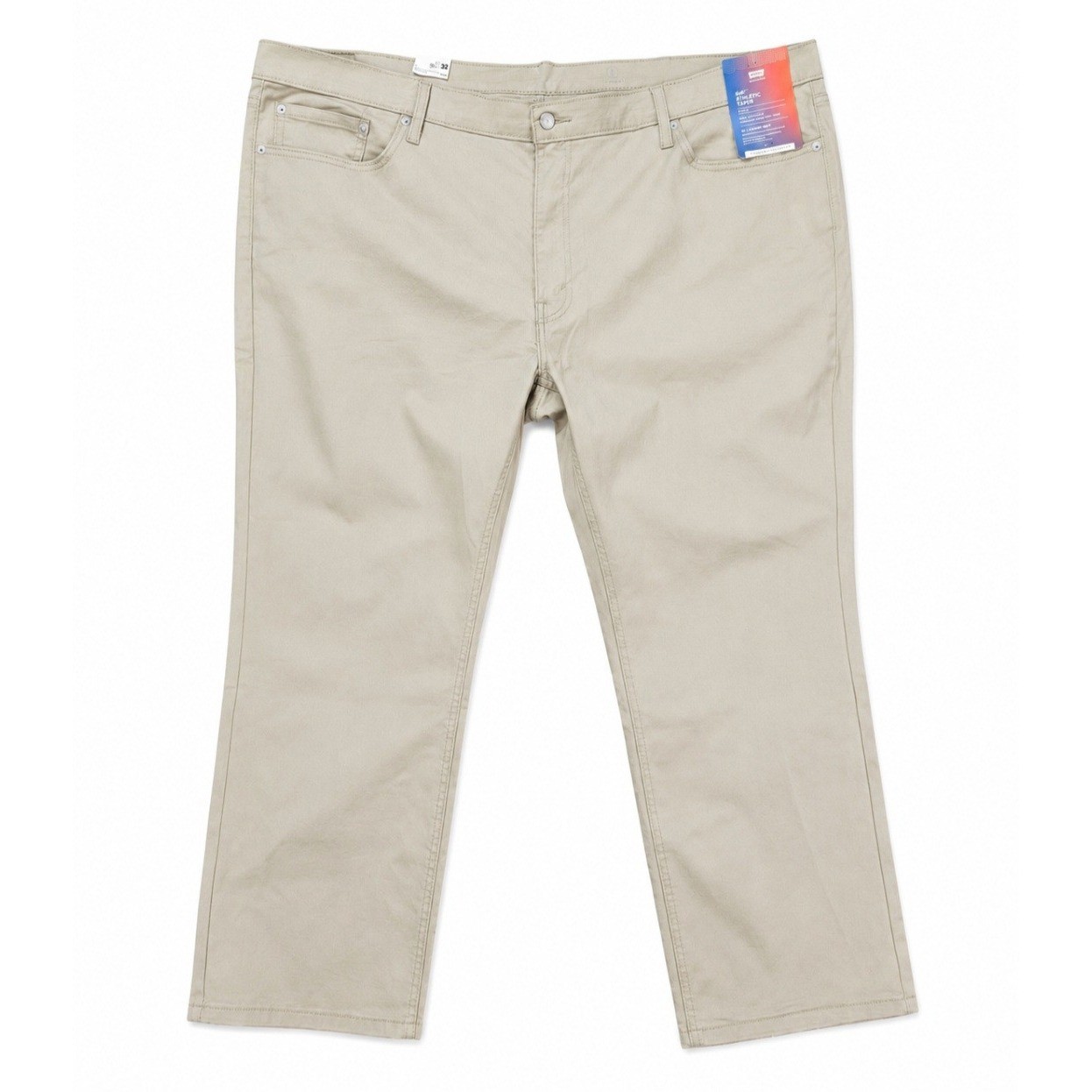 Levi’s 541 Athletic Taper Men’s 48×29 Khaki Solid All Seasons Tech Stretch NWT