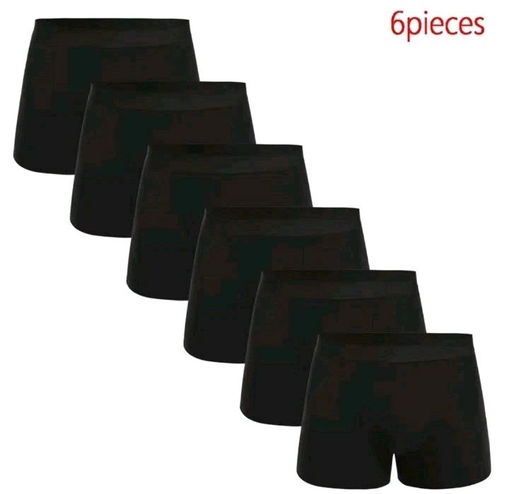 Men’s 6-Pack Seamless Boxer Briefs with Comfortable Stretch Fit
