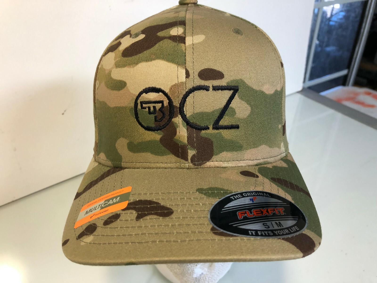 CZ Logo Embroidered MultiCam Flexfit Ball Cap S/M or L/XL