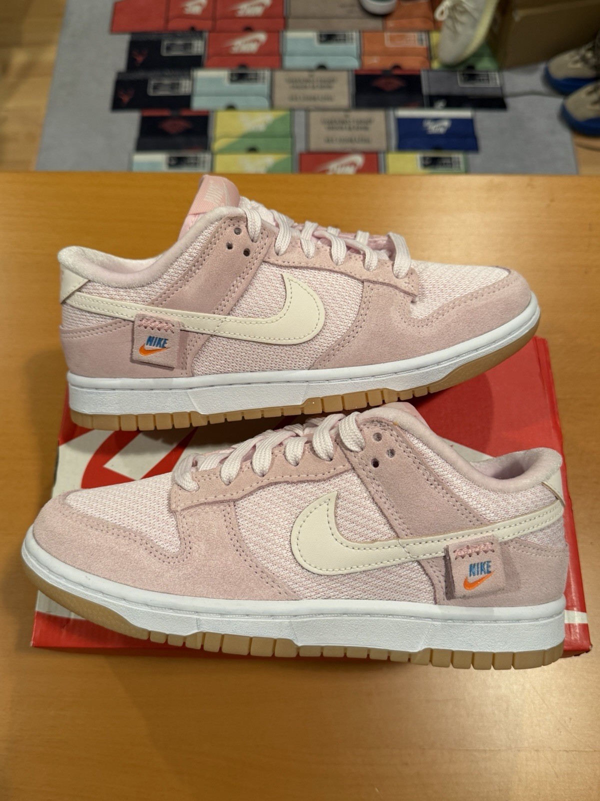 Size 7.5W – Women’s Nike Dunk Low Teddy Bear Light Pink Gum DZ5318-640 Sneaker