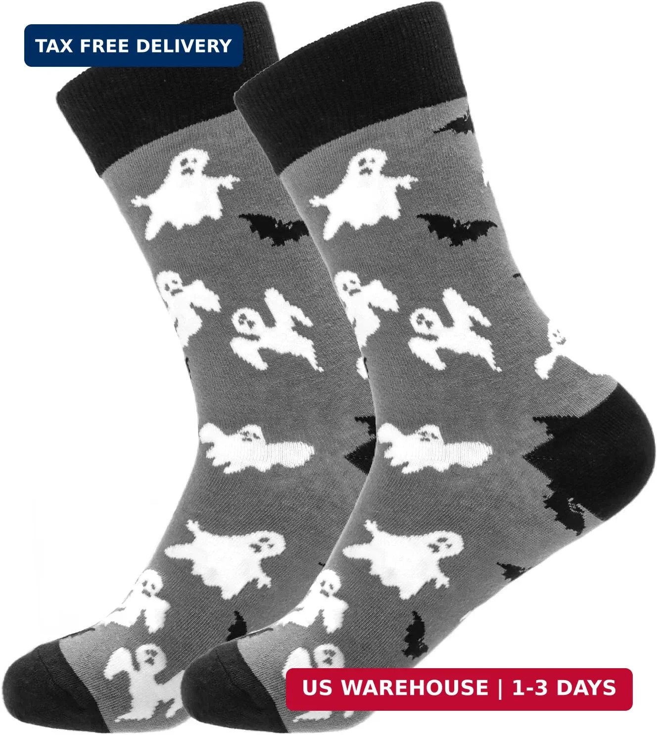 Funny Halloween Socks for Women Men Crazy Socks for Halloween Spooky Gifts
