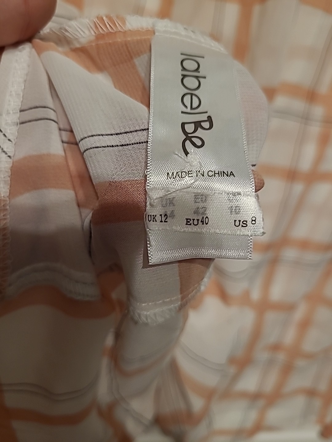 LabelBe Size 12 Womens Beautiful Sheer Shirt Long Sleeves