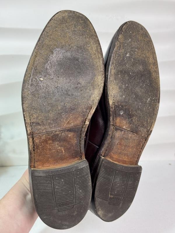 mens goodyear heels brown leather 42.5