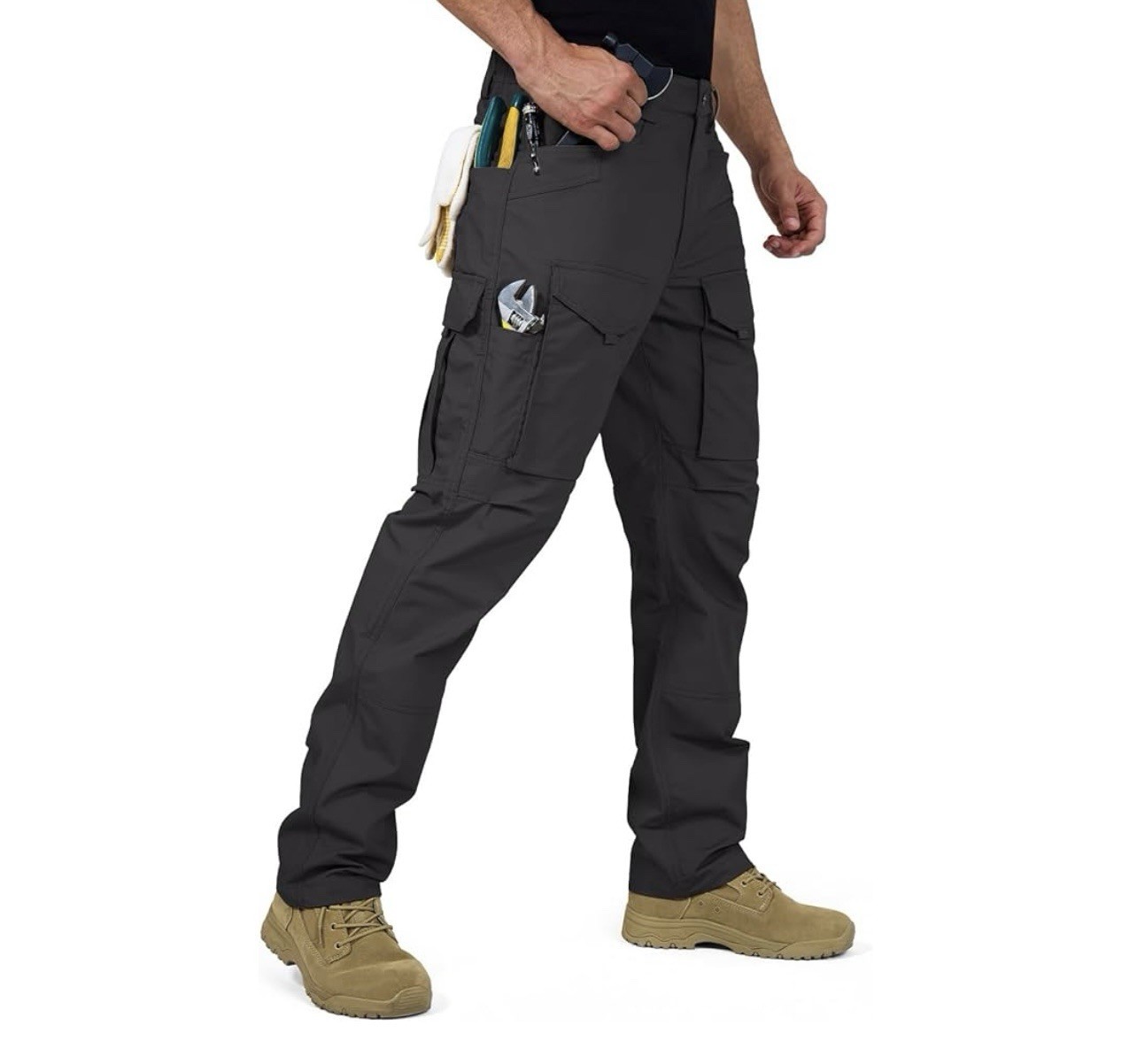 Free Soldier Outdoor Hiking Tactical Pants Black Men’s Sz 38×32