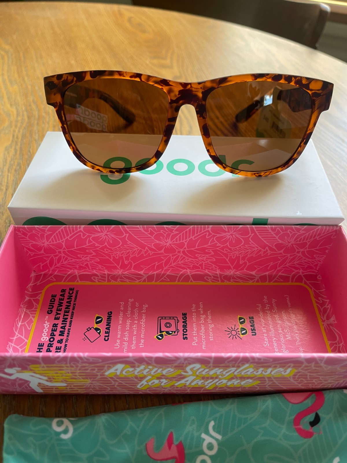 New Goodr “Hellhound Hallucinations” BFG Polarized Sunglasses No Slip! NEW!