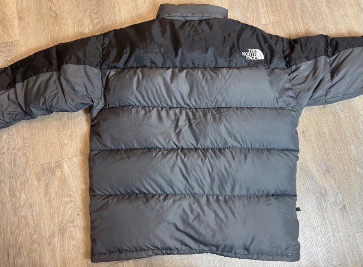 The North Face black 800 fill Nuptse puffer jacket size XL