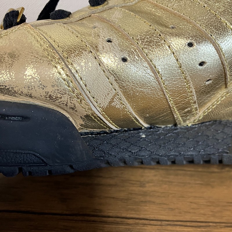 Adidas Jeremy Scott JS Wings Metallic Gold 2008 G04653 Size 8.5 RARE