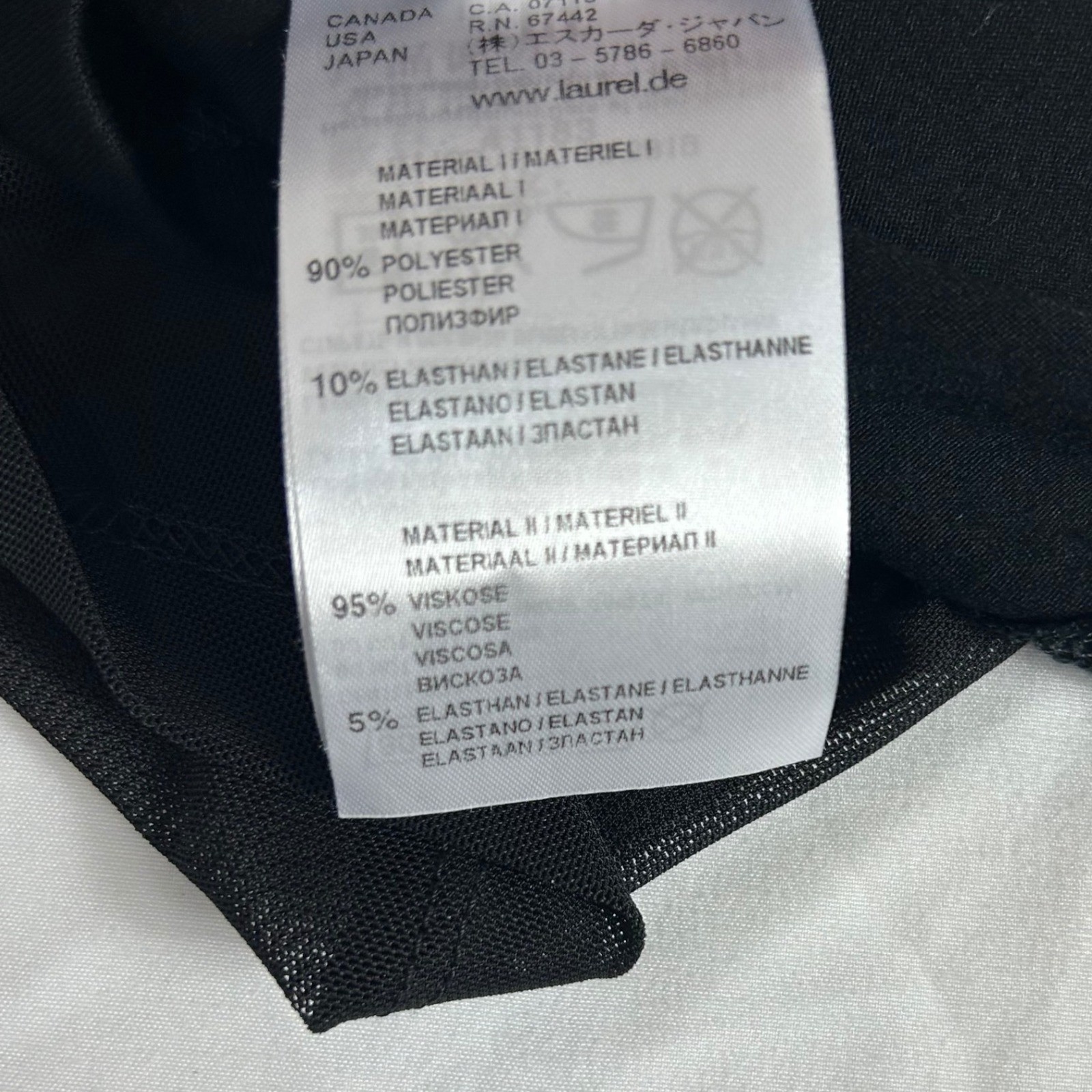 Laurel Mesh Top Tiger Floral Embroidered Long Sleeve Blouse Black Size 6