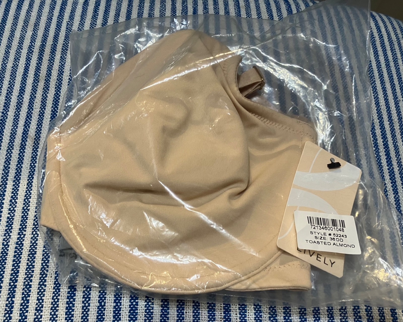 NEW in PACKAGE Lively The Minimizer Under Wire Bra 52243 Toasted Almond 36 DD