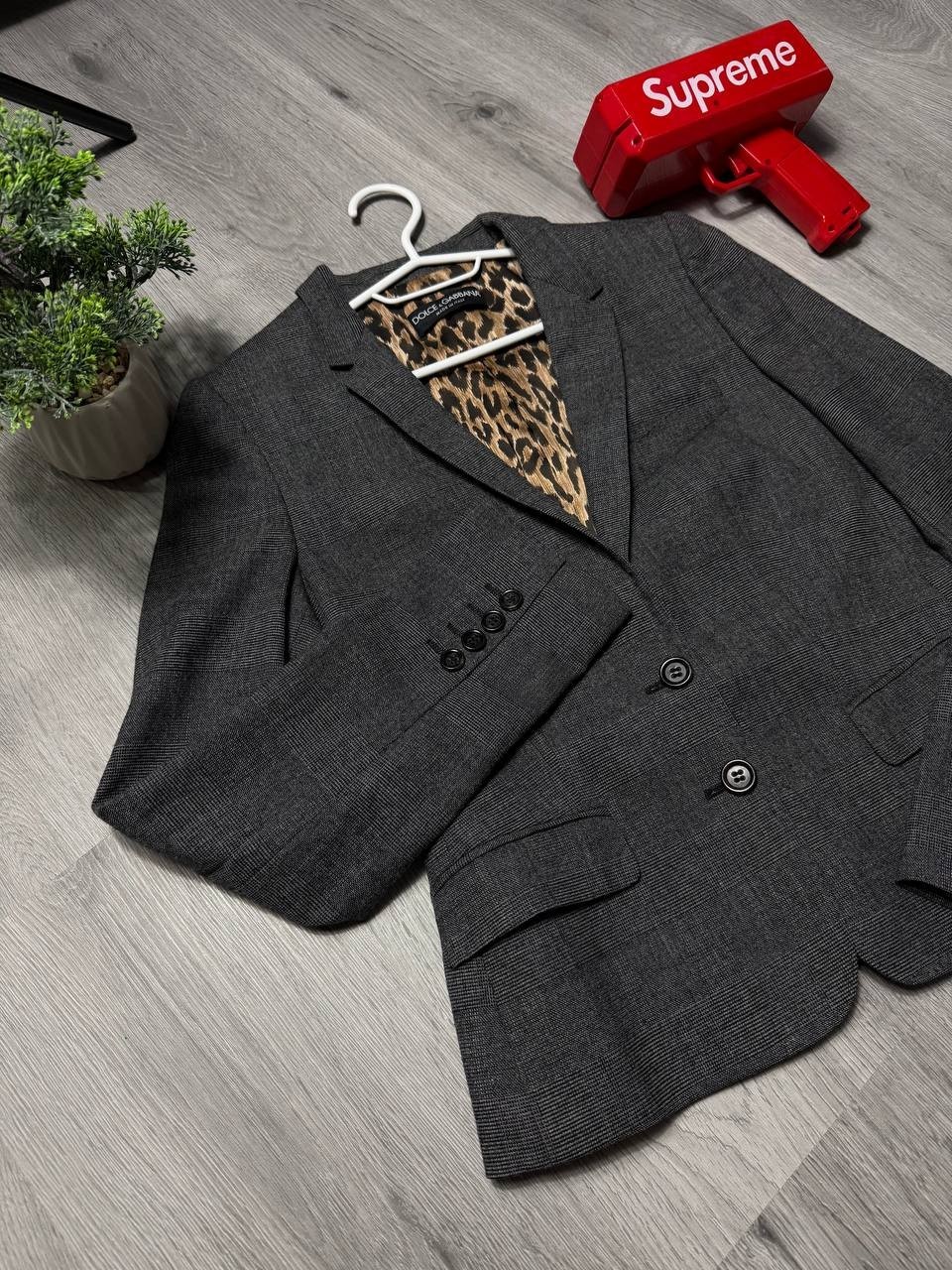 Dolce & Gabbana Leopard Print Lining Blazer size 40