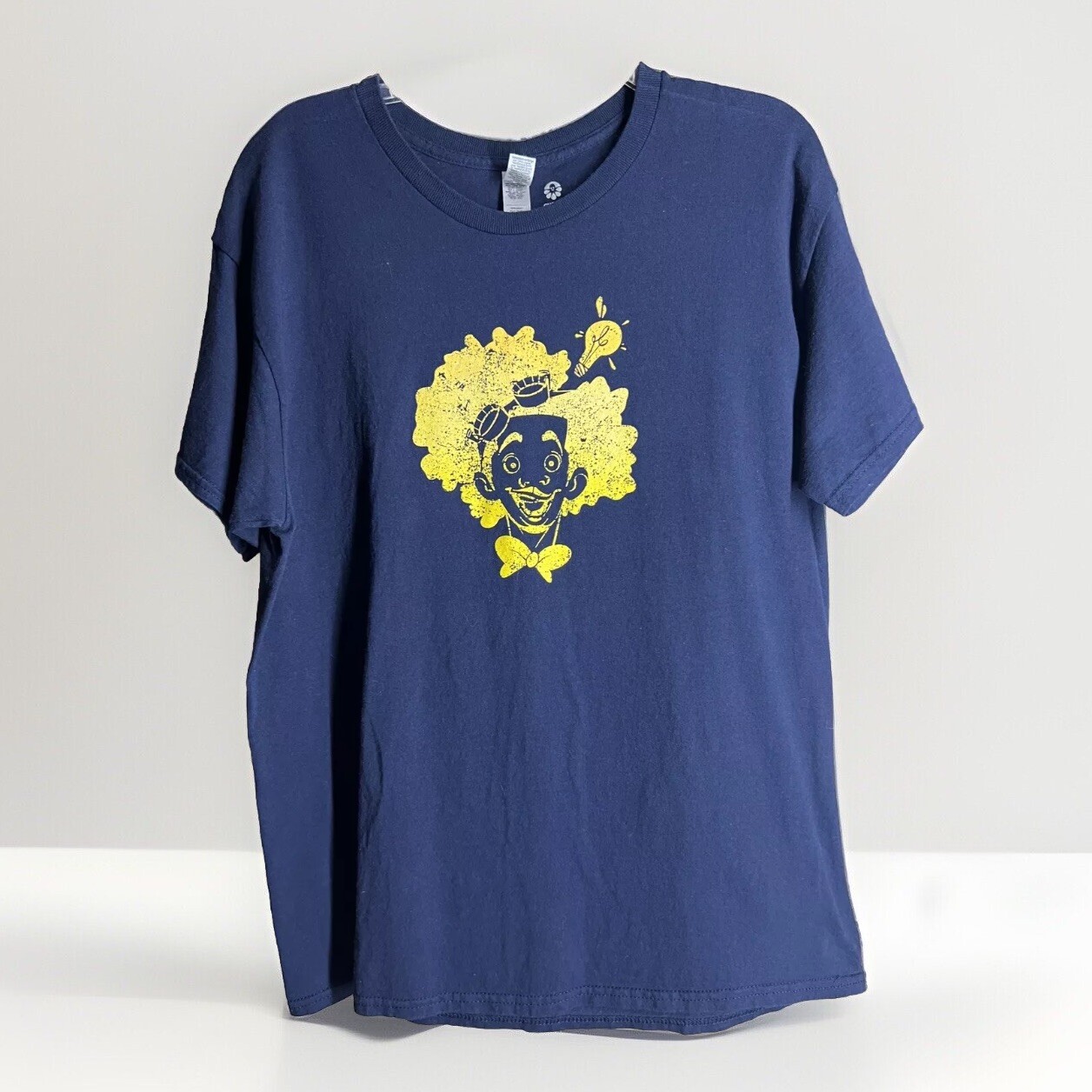 Poindexter Short Sleeve 100% Cotton eclectic Scholar Mens Graphic T-Shirt|size:L