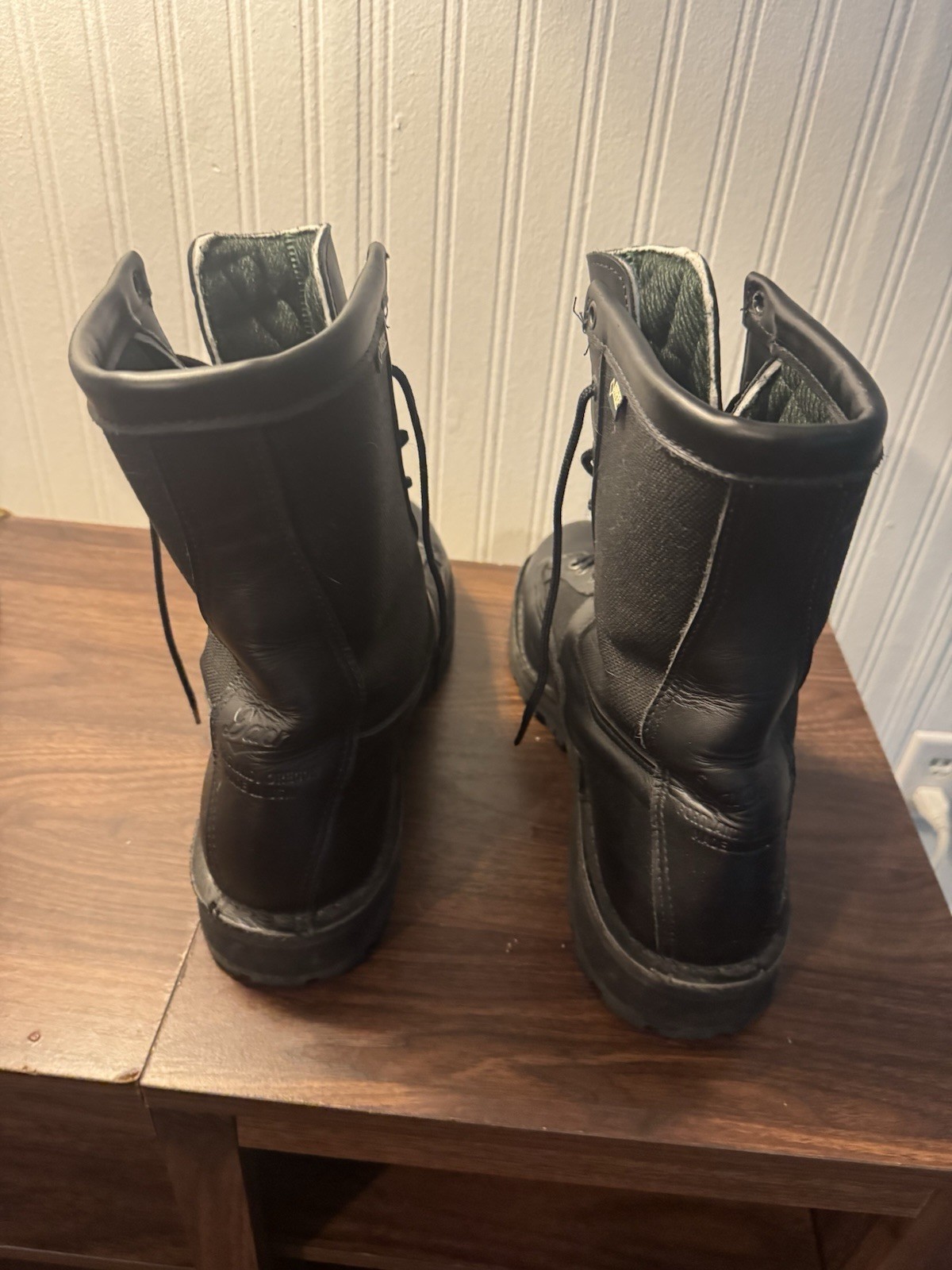 Danner Acadia 8″ 400G Insulated Leather Duty Boots Black Lace-Up 12 D