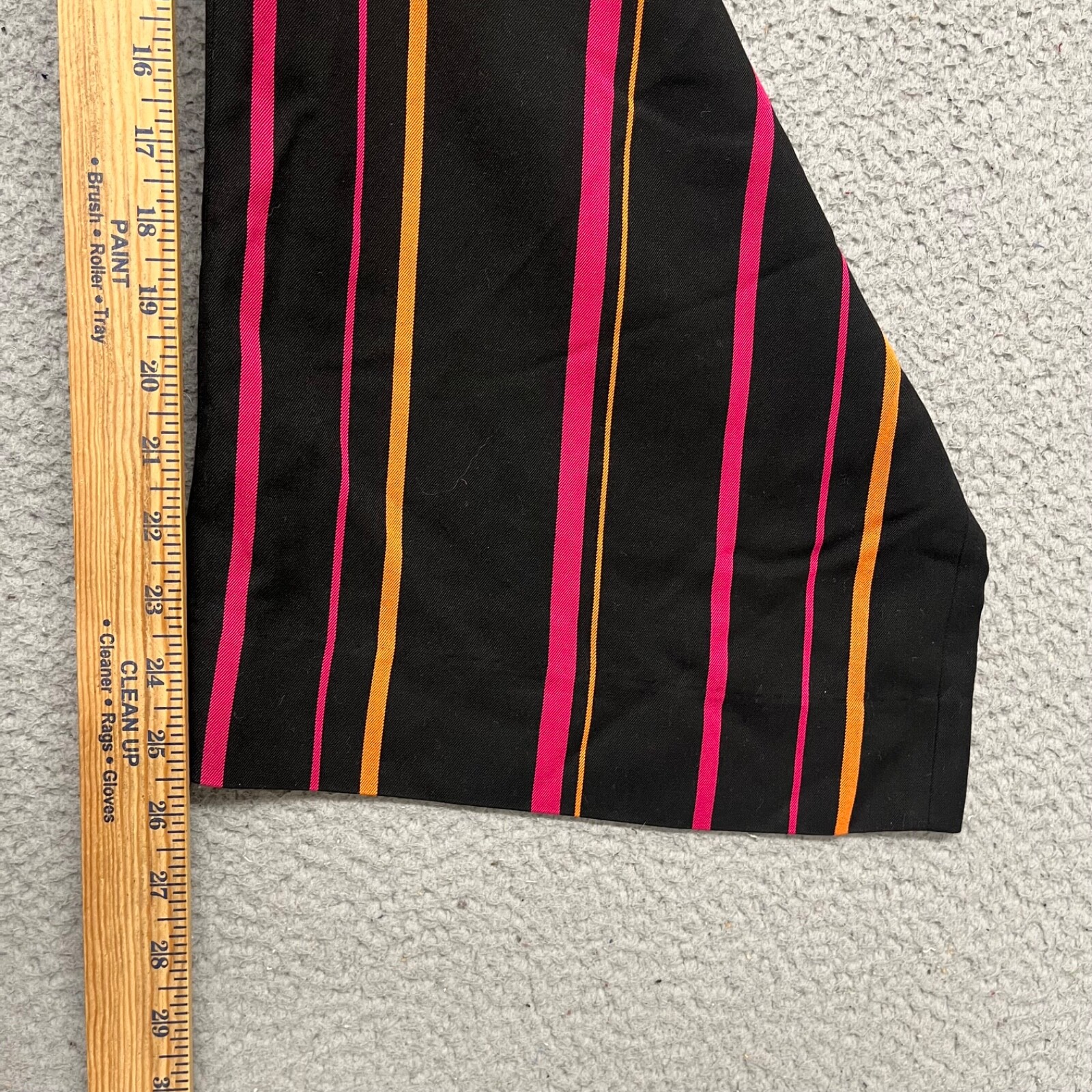 Diane Von Furstenburg Jumpsuit Womens M Black Striped Cropped Wide Leg V Neck