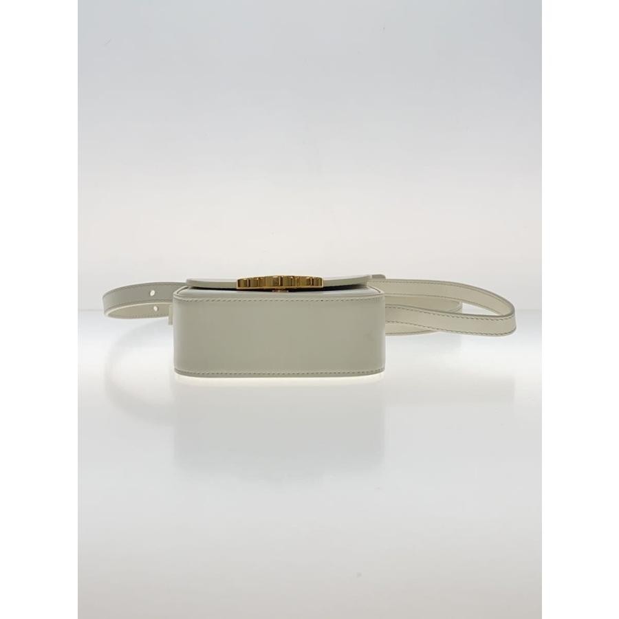 CELINE Bag: MINI Claude Shiny Calfskin Cream W11H9D4cm w/o accessories;