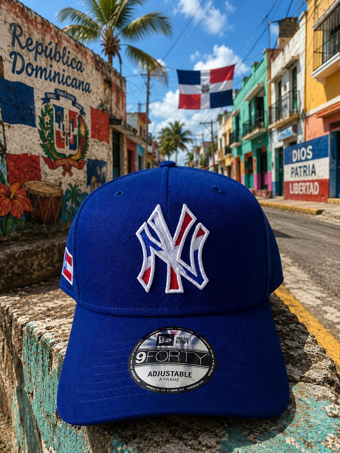 New Era New York Yankees Dominican Republic Flag DR 9Forty 940 Snapback Cap Hat