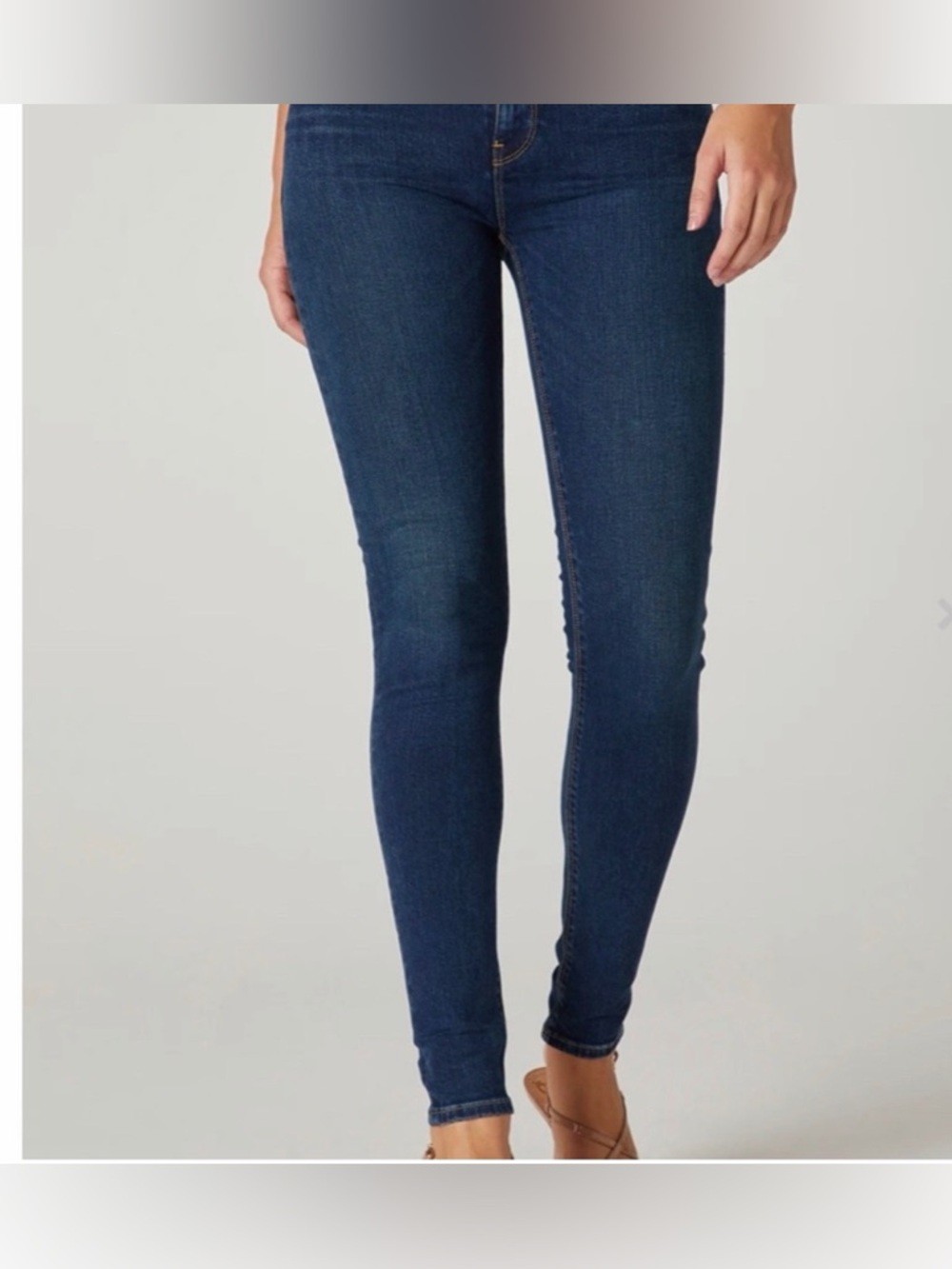 Hudson Nico Super Skinny Mid-Rise Jeans | Dark Wash | Size 26