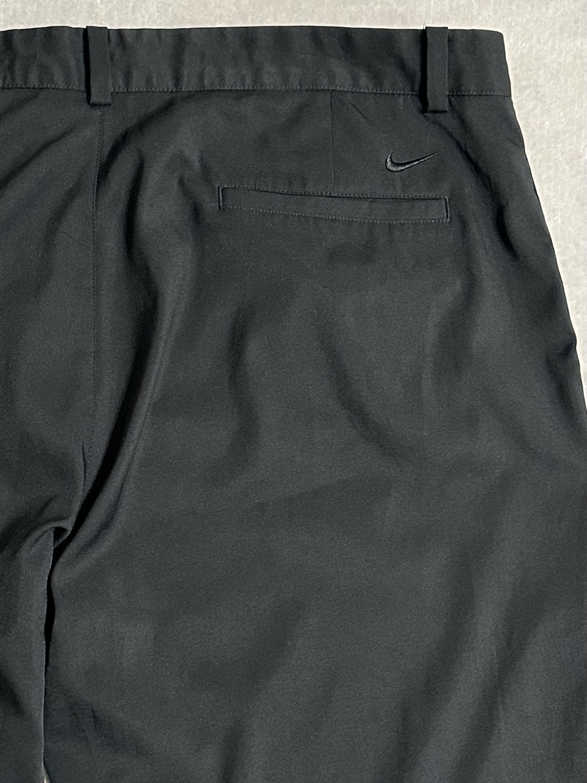 Nike Dri-Fit Tech Performance Hybrid Mens 40×32 Black Stretch Chino Golf Pants