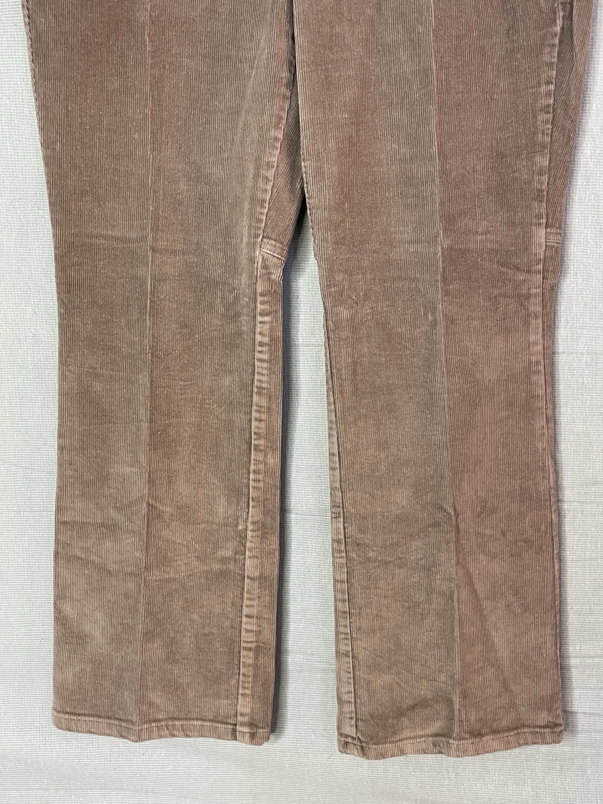 Vintage Covington Stretch Tan Corduroy Pants Women Sze 16P 98% Cotton 2% Spandex
